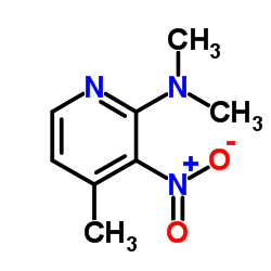 N,N,4-Trimethyl-3-nitro-2-pyridinamine Structure