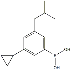 3-(Cyclopropyl)-5-(iso-butyl)phenylboronic acid picture