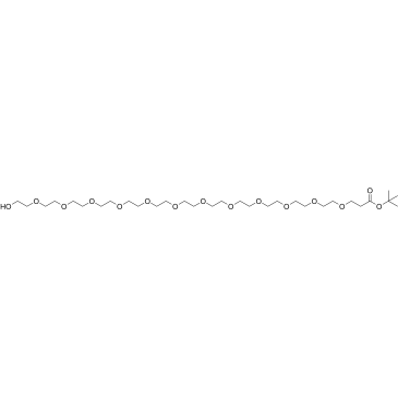 Hydroxy-PEG12-Boc结构式