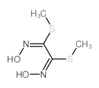 Ethanediimidothioicacid, N,N'-dihydroxy-, 1,2-dimethyl ester structure