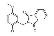 N-(2-chloro-5-methoxybenzyl)phthalimide结构式