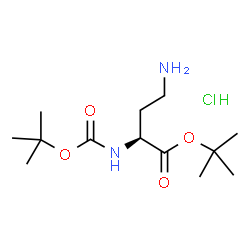 (S)-4-氨基-2-((叔丁氧基羰基)氨基)丁酸叔丁酯盐酸盐图片