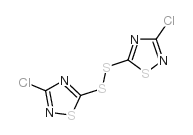 3-CHLORO-5-[2-(3-CHLORO-1,2,4-THIADIAZOL-5-YL)DISULFANYL]-1,2,4-THIADIAZOLE Structure