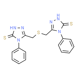 5,5'-(thiodimethylene)bis[4-phenyl-4H-1,2,4-triazole-2-thiol] picture