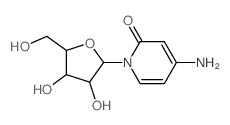 2(1H)-Pyridinone,4-amino-1-b-D-ribofuranosyl- Structure