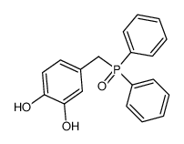 4-[(diphenylphosphinoyl)methyl]benzene-1,2-diol结构式