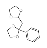 1,3-Dioxolane,2-(1,3-dioxolan-2-ylmethyl)-2-phenyl-结构式