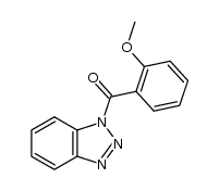 (1H-benzo[d][1,2,3]triazol-1-yl)(2-methoxyphenyl)methanone结构式