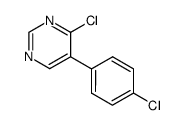 4-CHLORO-5-(4-CHLOROPHENYL)-PYRIMIDINE structure