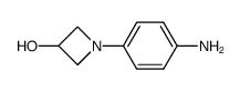 3-Azetidinol,1-(4-aminophenyl)-(9CI)结构式