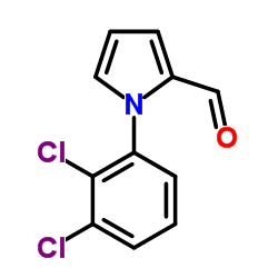 1-(2,3-Dichlorophenyl)-1H-pyrrole-2-carbaldehyde结构式