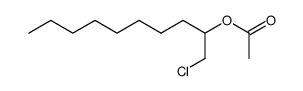 2-acetoxy-1-chlorodecane Structure