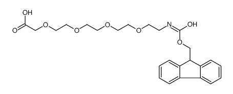 Fmoc-NH-PEG4-CH2COOH Structure