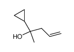 2-cyclopropyl-pent-4-en-2-ol Structure