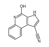 4-氧代-4,5-二氢-3H-吡咯并[2,3-c]喹啉-1-甲腈结构式