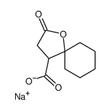 sodium,2-oxo-1-oxaspiro[4.5]decane-4-carboxylate结构式