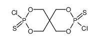 3,9-dichloro-2,4,8,10-tetraoxa-3,9-diphospha-spiro[5.5]undecane 3,9-disulfide Structure