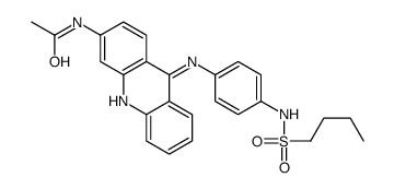 N-[p-[(3-Acetylamino-9-acridinyl)amino]phenyl]-1-butanesulfonamide structure