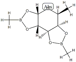 1-O,2-O:3-O,4-O-Bis(methylboranediyl)-6-deoxy-α-L-galactopyranose picture