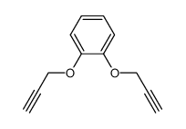 1,2-二(丙-2-炔-1-氧基)苯结构式