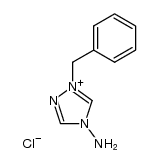 4-amino-1-benzyl-1,2,4-triazolium chloride结构式