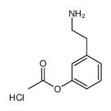 [3-(2-aminoethyl)phenyl] acetate,hydrochloride Structure