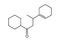 3-(cyclohexen-1-yl)-1-cyclohexylbutan-1-one Structure