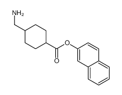 naphthalen-2-yl 4-(aminomethyl)cyclohexane-1-carboxylate Structure