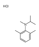 N,2,6-trimethyl-N-propan-2-ylaniline,hydrochloride结构式