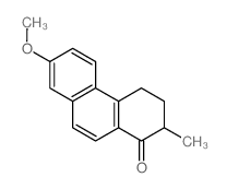 1(2H)-Phenanthrenone,3,4-dihydro-7-methoxy-2-methyl- structure