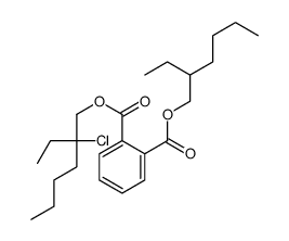 2-O-(2-chloro-2-ethylhexyl) 1-O-(2-ethylhexyl) benzene-1,2-dicarboxylate结构式