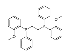 1,2-BIS[(2-METHOXYPHENYL)PHENYLPHOSPHINO]ETHANE Structure