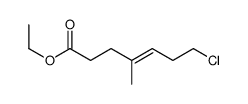 ethyl 7-chloro-4-methylhept-4-enoate Structure