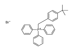 (4-tert-butylphenyl)methyl-triphenylphosphanium,bromide Structure