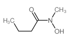 N-hydroxy-N-methyl-butanamide Structure