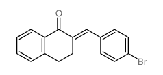 1(2H)-Naphthalenone,2-[(4-bromophenyl)methylene]-3,4-dihydro-结构式