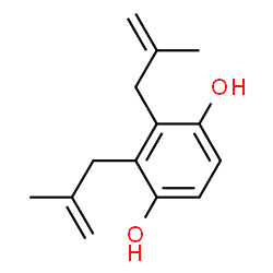 1,4-Benzenediol, 2,3-bis(2-methyl-2-propenyl)- (9CI) Structure