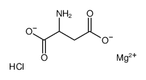 Magnesium hydrogen chloride 2-aminosuccinate (1:1:1:1) Structure