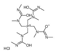 tetrakis[[methyl(methylcarbamoyl)amino]methyl]phosphanium,chloride Structure