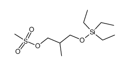 methanesulfonic acid (2-methyl-3-triethylsilyloxy)propyl ester图片