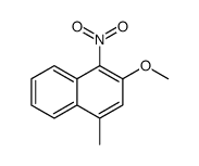 2-methoxy-4-methyl-1-nitronaphthalene Structure