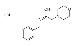 N-benzyl-2-morpholin-4-ylacetamide,hydrochloride结构式