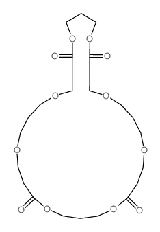 1,5,9,13,17,21,25,29-octaoxacyclodotriacontane-2,12,18,28-tetrone structure