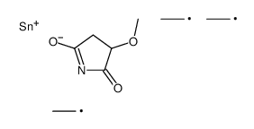 3-methoxy-1-triethylstannylpyrrolidine-2,5-dione结构式