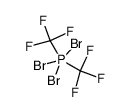 Bis(trifluormethyl)-tribromphosphoran结构式