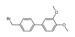 4-(3,4-dimethoxyphenyl)benzyl bromide Structure