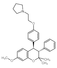 左美洛昔芬结构式