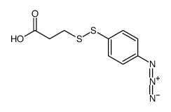 3-[(4-azidophenyl)disulfanyl]propanoic acid Structure