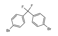 1,1'-(Difluormethylen)bis(4-brombenzol)结构式