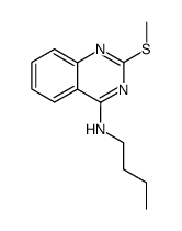 4-butylamino-2-methylthioquinazoline Structure